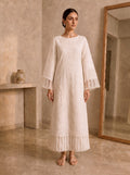 Ivory Lattice, an embroidered kora dress by Jannat and Sadaf