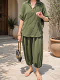 Pressed Fern olive co-ord set